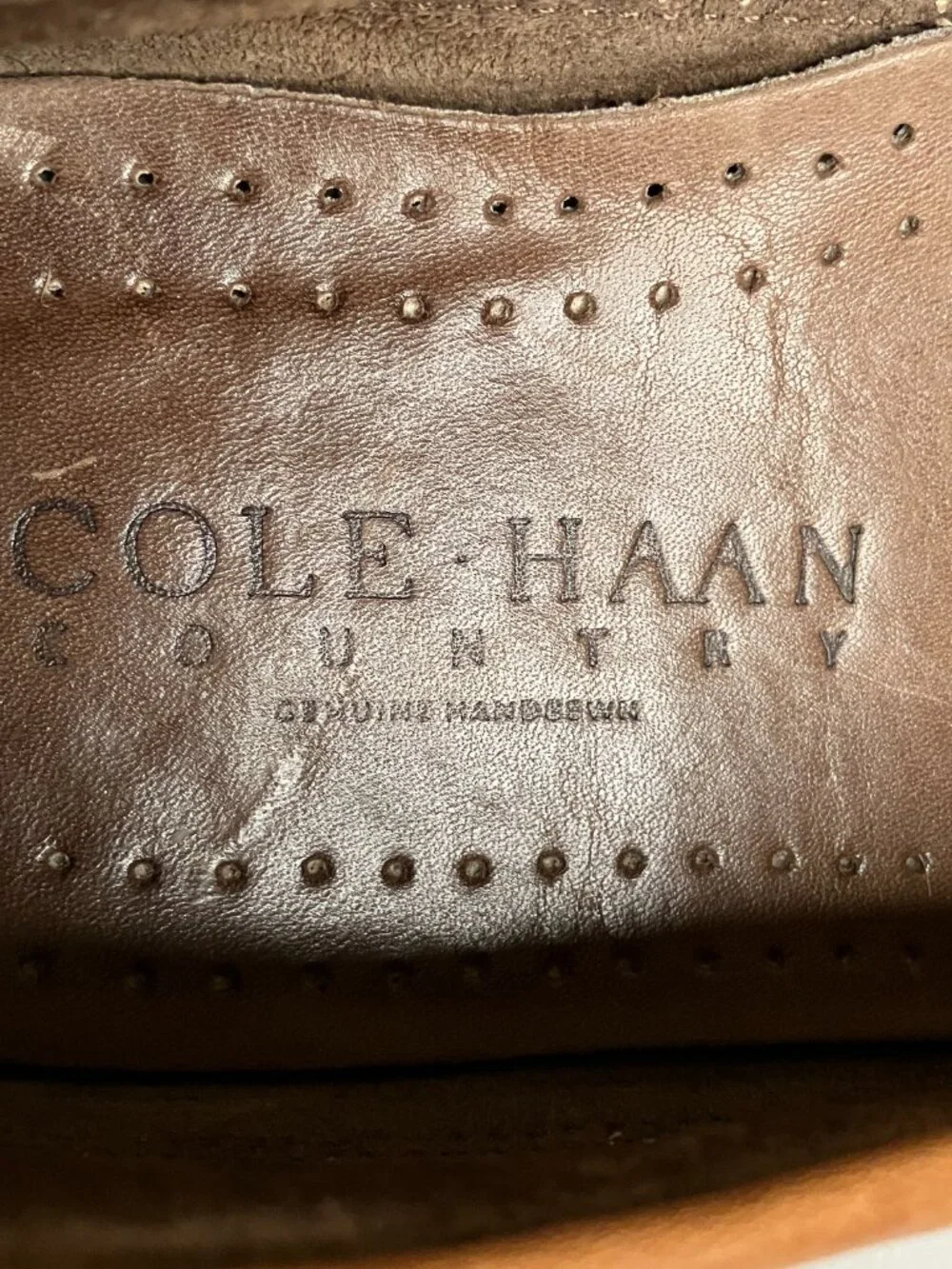 Vintage Cole Haan Country Men's 10M Boat Shoe Loafers Leather Made in Brazil 59